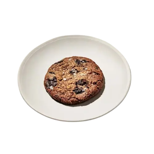 salted chocolate oat cookie