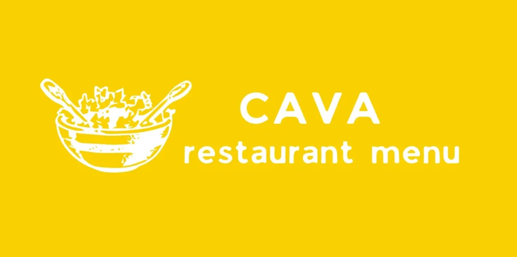 cava restaurant menu