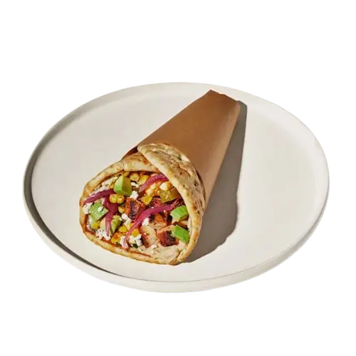 spicy chicken avocado pita