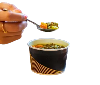 Spicy lentil soup by Cava