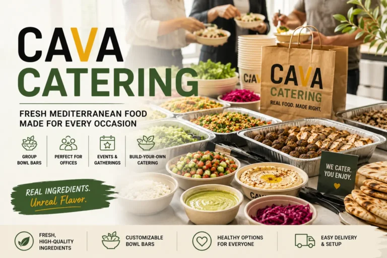 cava catering menu