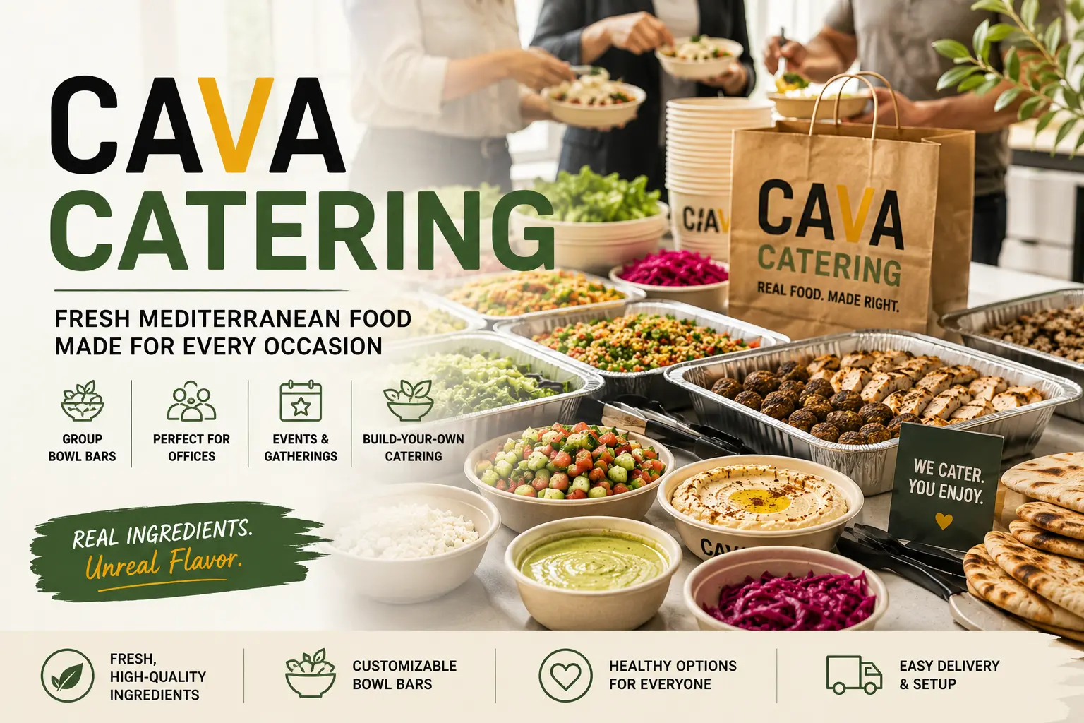 cava catering menu