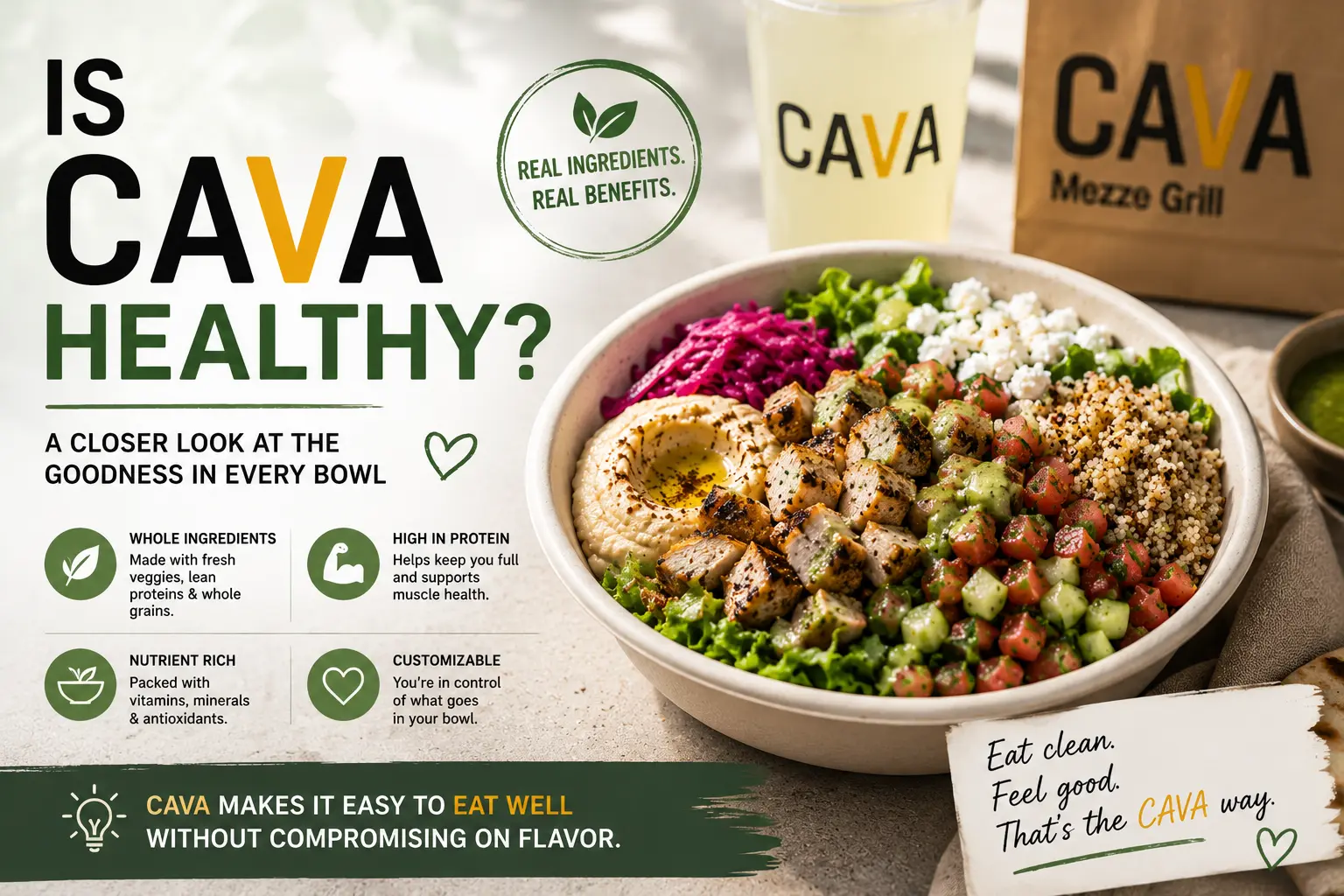 is cava healthy